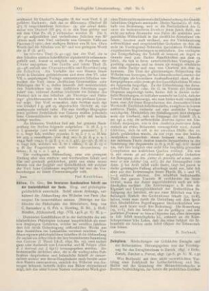 176-177 [Rezension] Zwingliana. Mittheilungen zur Geschichte Zwinglis und der Reformation. 1897. (Bd. I, Nr. 1 u. 2.)