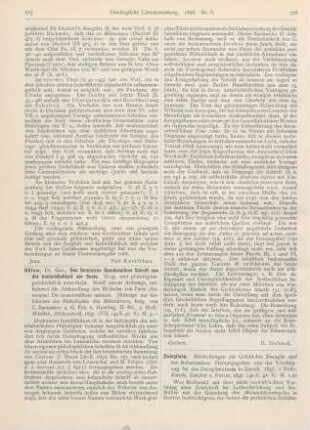 176-177 [Rezension] Zwingliana. Mittheilungen zur Geschichte Zwinglis und der Reformation. 1897. (Bd. I, Nr. 1 u. 2.)