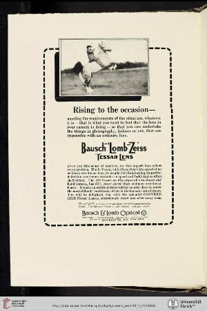 Bausch & Lomb Optical Co. [Zeiss Tessar Lens]