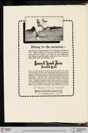 Bausch & Lomb Optical Co. [Zeiss Tessar Lens]