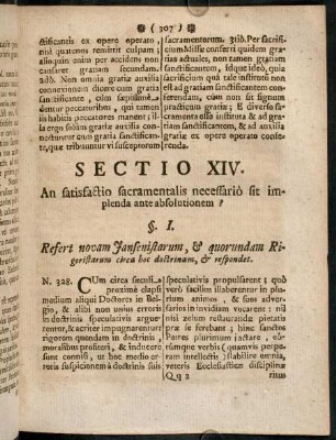 307-317, Sectio XIV.
