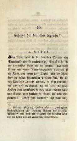 39. Scherze der deutschen Sprache