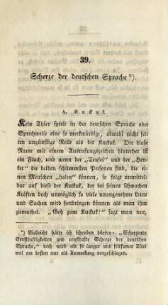39. Scherze der deutschen Sprache
