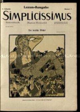 Satirische Wochenschrift Simplicissimus. 8. Jahrgang 1903/04