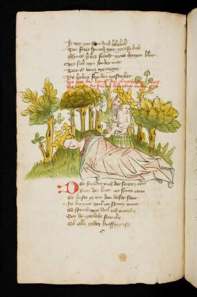 Der König bittet Gott, seine Frau wiederzuerwecken