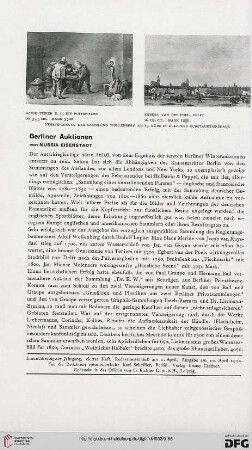 Berliner Auktionen