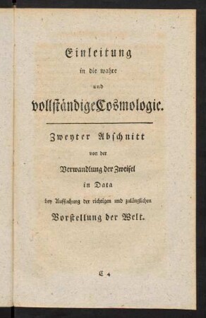 39-84, Zweyter Abschnitt