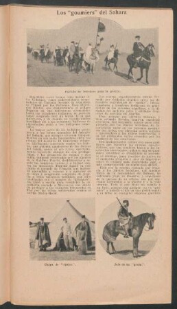 Los "goumiers" del Sahara