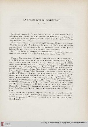 13: La Crosse dite de Ragenfroid