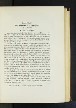Zweites Kapitel. Die Schlacht in Lothringen.