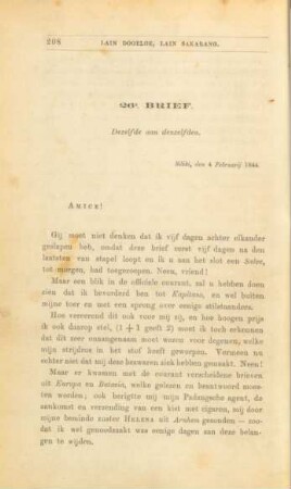 26e. brief. Dezelfde aan denzelfden