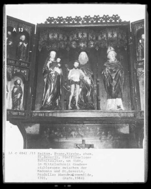 Gnadenstuhl mit Madonna und heiligem Severin