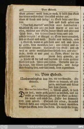 10. Vom Gebeth.
