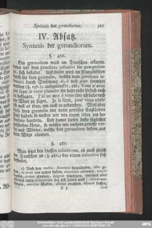 IV. Absatz. Syntaxis der gerundiorum.