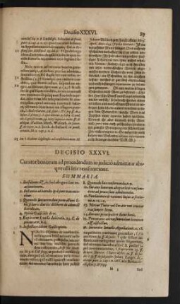 Decisio XXXVI.