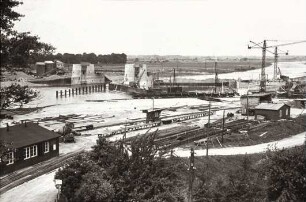 Wehrbaustelle Schlüsselburg/Weser