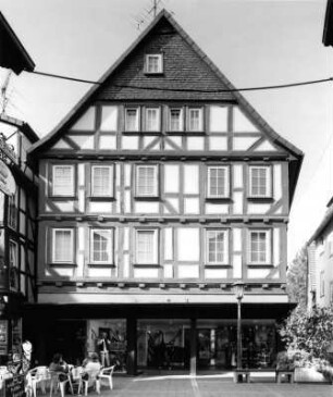 Fachwerkhaus (Fachwerkwohnhaus); Alsfeld, Mainzer Gasse 11