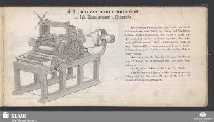 G. D. Walzen-Hobel-Maschine