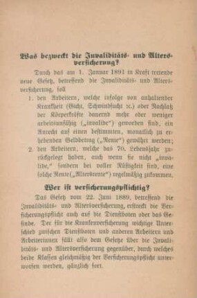 Wer ist versicherungspflichtig?
