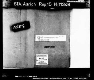 Der Auktionator Gottfried Heinrich Block in Aurich
