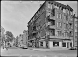 Blick auf die Ecke Christ-/Danckelmannstraße