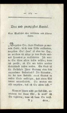 Drei und zwanzigstes Kapitel.