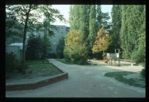 Diapositiv: Mariannenplatz, Waldemarstraße, Oktober 1991