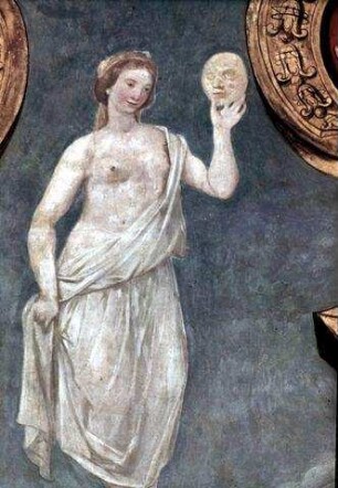 Allegorische Frauengestalten und Wappentiere des Erzbischofs Markus Sittikus von Hohenems