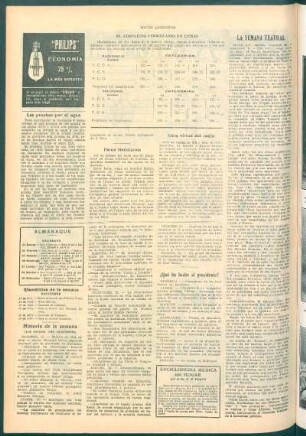 Historia de la semana : (Los sucesos más culminantes)