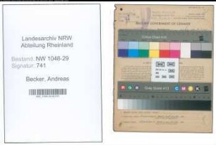 Entnazifizierung Andreas Becker , geb. 21.10.1906 (Beamter)