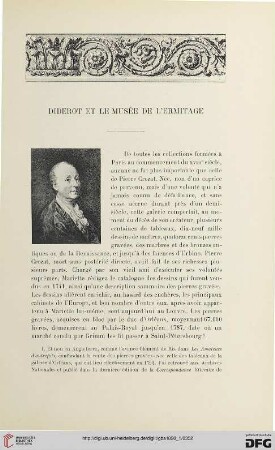 3. Pér. 19.1898: Diderot et le musée de l'Ermitage