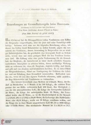5: Bemerkungen zu Gesundheitsregeln beim Bauwesen, [2]