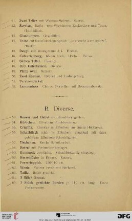 B. Diverse (Nr. 53 - 77)