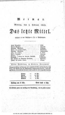 Das letzte Mittel