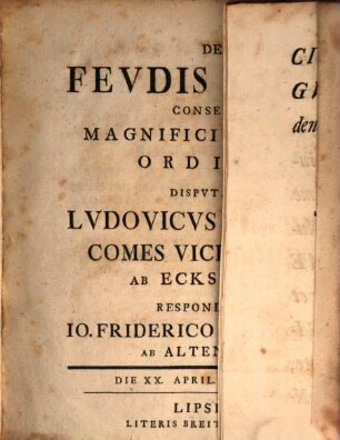 De Fevdis Ligiis