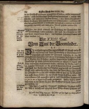 Der XXIII. Titul. - Der XXIIX. Titul.