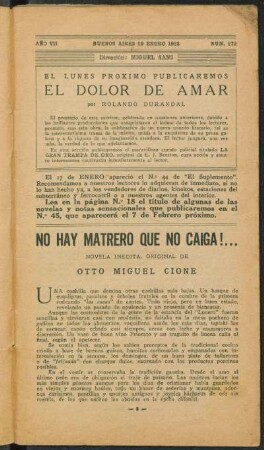 1923007272: ¡No hay matrero que no caiga!...
