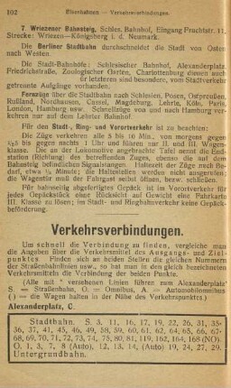 Verkehrsverbindungen
