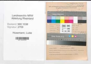Entnazifizierung Luise Husemann , geb. 03.12.1901 (Lehrerin)