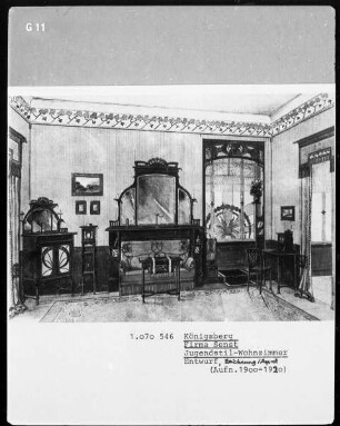 Jugendstil-Wohnzimmer