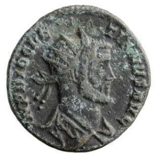 Münze, Antoninian, 292 n. Chr.