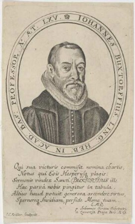 Bildnis des Iohannes Buxtorffius