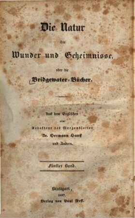 Die Urwelt und ihre Wunder : mit Abbildungen