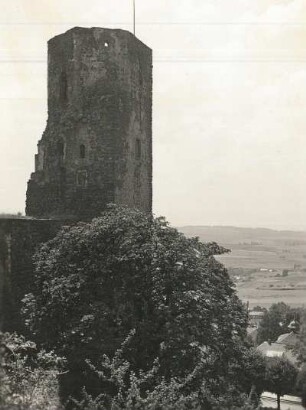 Burg Stolpen, Siebenspitzenturm. Blick vom Seigerturm