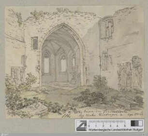 Das In[n]ere der Frauenkirche bey Unter-Riexingen : April 1816