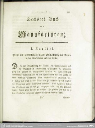 Sechstes Buch von Manufacturen