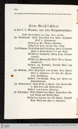 Hohe Geistlichkeit