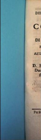 Dall'origine dell'antica famiglia detta di Colimenta