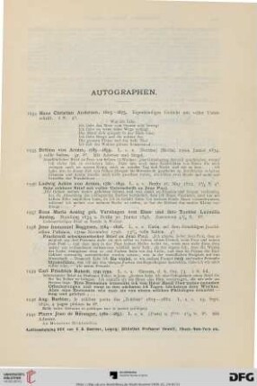 Autographen (1934-2056)