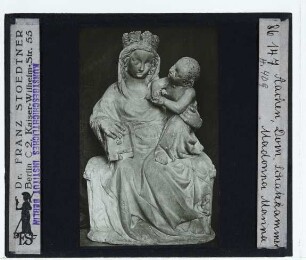 sitzende Madonna mit Kind (Lothringen, 1. H. 14. JH.?)